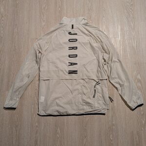 Jordan Jacket Men's Medium Windbreaker Spell Out Pockets Lightweight